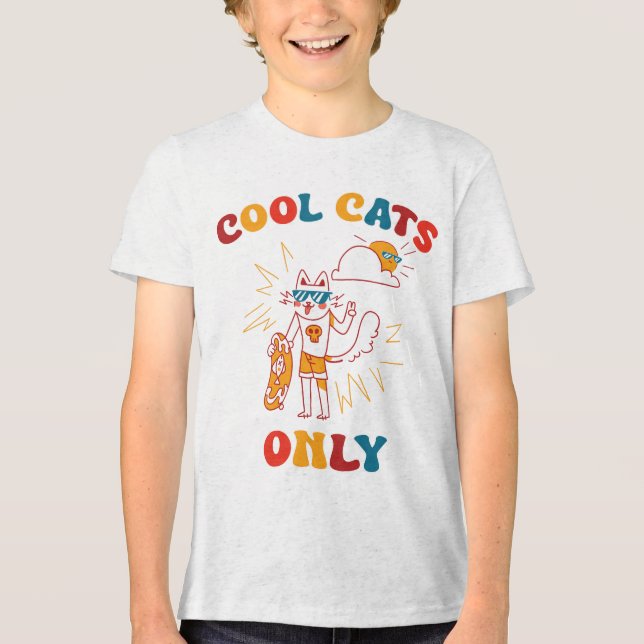 Camiseta Triblenda Solo gatos de Guay (Anverso)
