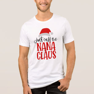 Camiseta Triblenda Sólo Llámame Nana Claus-56768