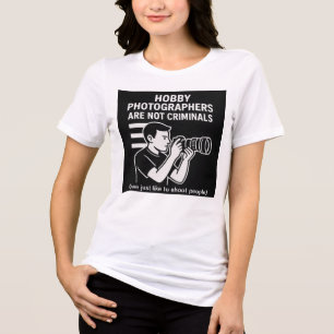 Camiseta Triblenda Solo nos gusta disparar a la gente - Diseñar al fr