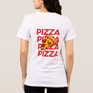 Camiseta Triblenda Sólo rebanar vibraciones | Graciosa Pizza Lover
