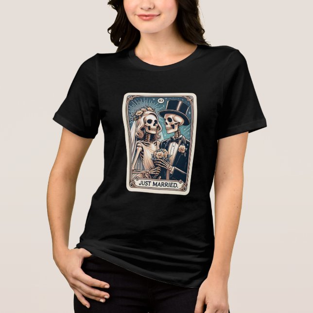 Camiseta Triblenda Solo tarjeta Tarot casada (Anverso)