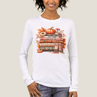 CAMISETA TRIBLENDA SÓLO UN CHICA QUE AMA LA CAÍDA DE LIBROS