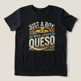 Camiseta Triblenda Solo un chico que ama Queso - Chico divertido