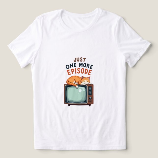 Camiseta Triblenda Sólo un episodio más: diseño acogedor de Cat & Ret (Diseño delantero )