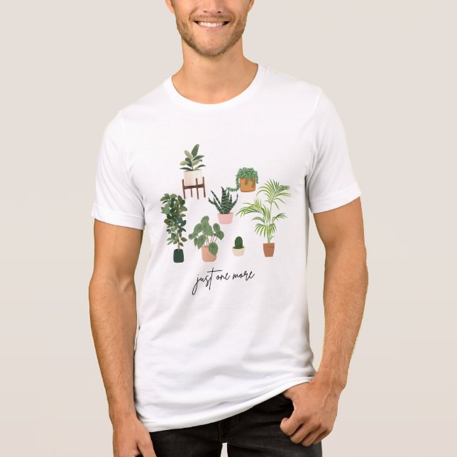 Camiseta Triblenda Solo una camiseta más, planta verde amante de las  (Anverso)