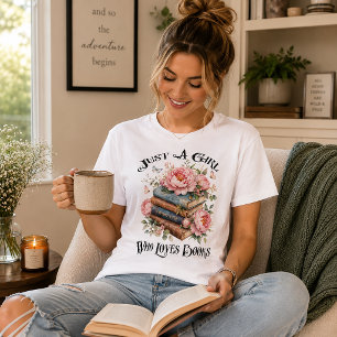Camiseta Triblenda Solo una chica que ama los libros