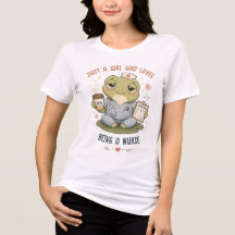 Sólo Una Chica Que Ama Ser Enfermera Rana Linda Ca
