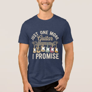 Camiseta Triblenda Solo una guitarra más lo prometo divertido y genia