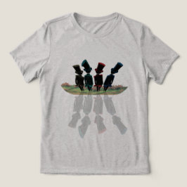 Camiseta Triblenda Sombrero de copa en sombra