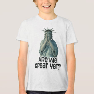 Camiseta Triblenda ¿Somos geniales, pero contra Trump, estatua del hu