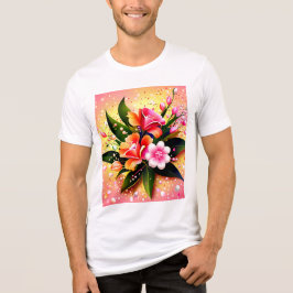Camiseta Triblenda Sonido radiante Floral Bouquet