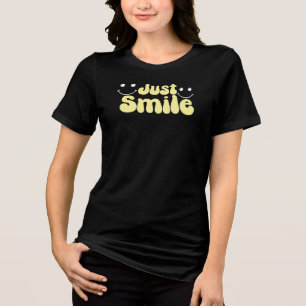 Camiseta Triblenda Sonríe, Gráfica de Vibraciones Positivas