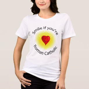 Camiseta Triblenda Sonríe si eres católico romano