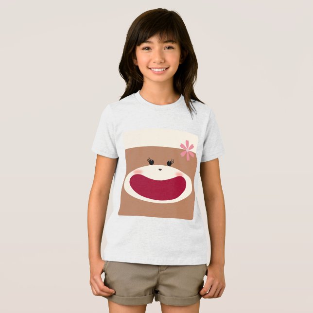 Camiseta Triblenda Sonrisa de mono sock(Chica) ( Anverso Completo)
