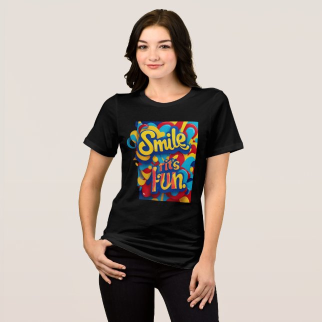 Camiseta Triblenda "Sonrisas de juego" (Anverso Completo)