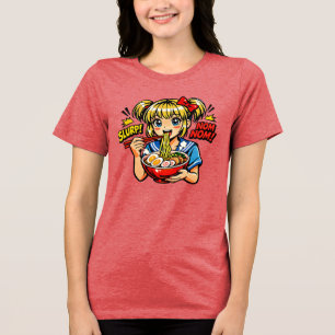 Camiseta Triblenda Sorbe Chica Anime Fideos Ramen