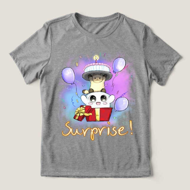 Camiseta Triblenda ¡Sorpresa! (Diseño delantero )