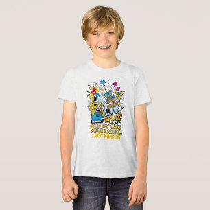 Camiseta Triblenda Sostén mi torta mientras yo soy adulta-humorística