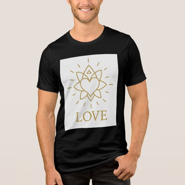 Camiseta Triblenda Soul Bond - Símbolo místico del amor y la conexión (Anverso)