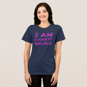 Camiseta Triblenda Soy Chanty Beluga Ilusión Óptica Geométrica