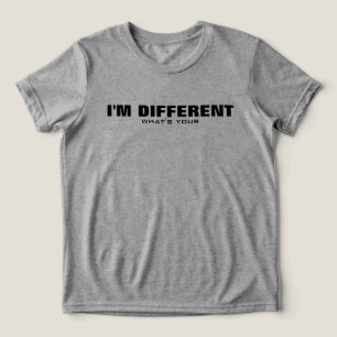 Camiseta Triblenda Soy Diferente, Superpoder - Motivacional