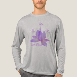 Camiseta Triblenda Soy Llama Violeta Con Loto