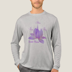 Camiseta Triblenda Soy Llama Violeta Con Loto
