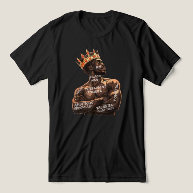 Camiseta Triblenda Soy negro (Diseño delantero )
