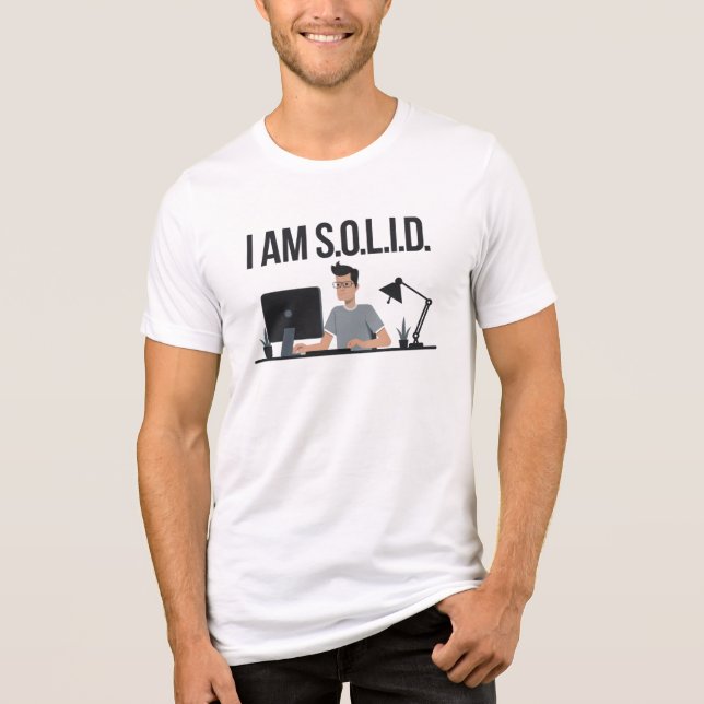 Camiseta Triblenda Soy S.O.L.I.D. (Anverso)