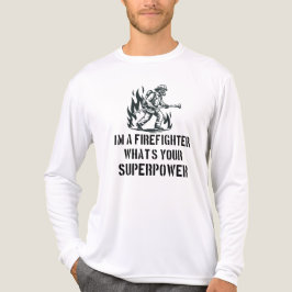Camiseta Triblenda Soy un Bombero ¿Cuál es tu Súper Poder