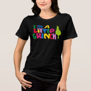 Camiseta Triblenda Soy un pequeño Grinch Gráfico Colorido