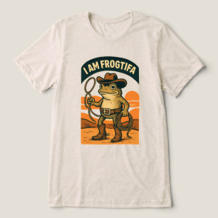 Camiseta Triblenda Soy un vaquero rana Tifa - divertida meme de rana
