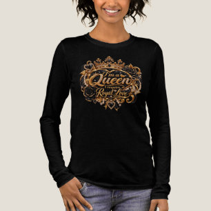 Camiseta Triblenda Soy una corona real elegante diseño de reina