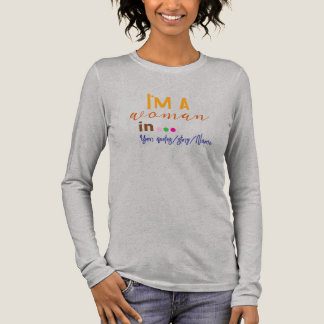 Camiseta Triblenda Soy una Mujer en … Cita Mínima