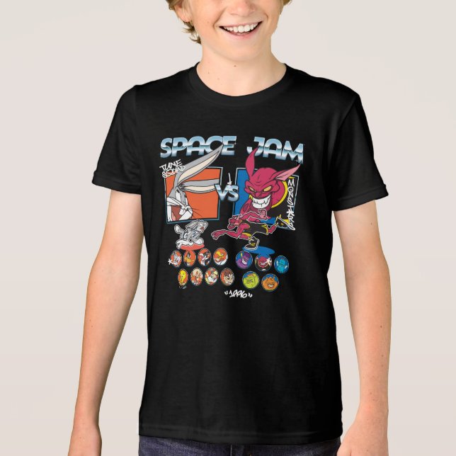 Camiseta Triblenda SPACE JAM™ TUNE SQUAD™ VS Monstars Roster Graphic (Anverso)