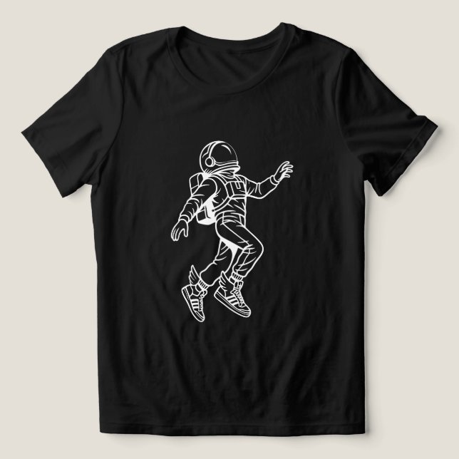 Camiseta Triblenda Space Kicks: Winged Astronaut Flight (Diseño delantero )