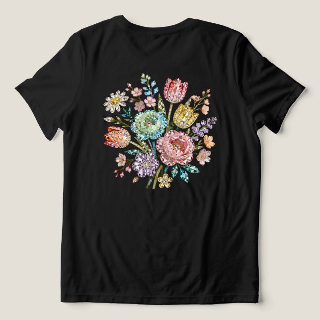 Camiseta Triblenda Sparkling Spring Bouquet (Diseño Reverso )