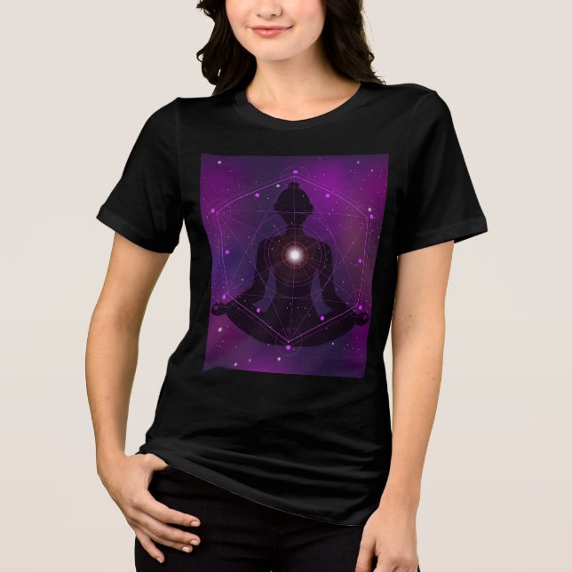 Camiseta Triblenda Spiritual mystic zen. (Anverso)