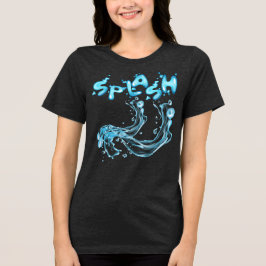 Camiseta Triblenda Splash! Dynamic Water Burst T-Shirt