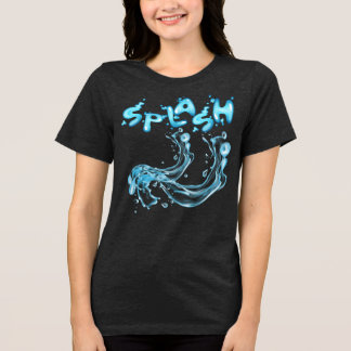 Camiseta Triblenda Splash! Dynamic Water Burst T-Shirt