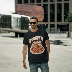 Camiseta Triblenda Spooketti Funny Halloween Spaghetti Food Pun