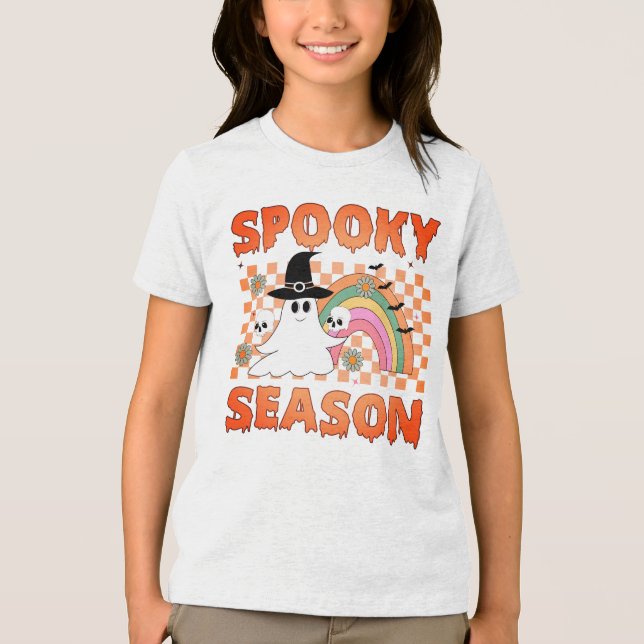 Camiseta Triblenda Spooky Season Halloween Vibes-45634 (Anverso)