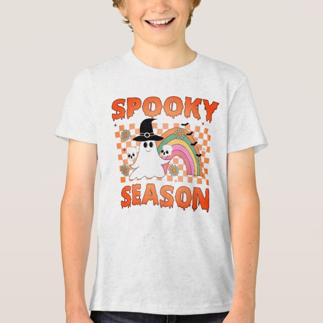 Camiseta Triblenda Spooky Season Halloween Vibes-45634 (Anverso)
