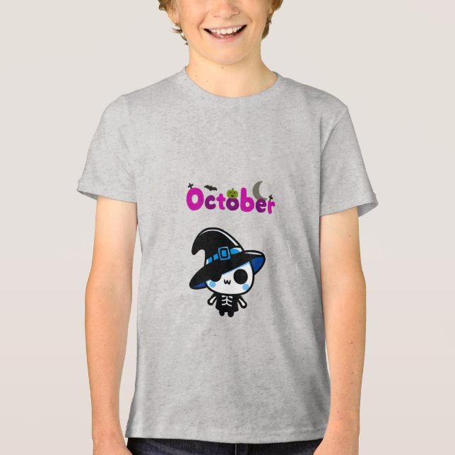 Camiseta Triblenda Spooky Season Witch,  (Anverso)