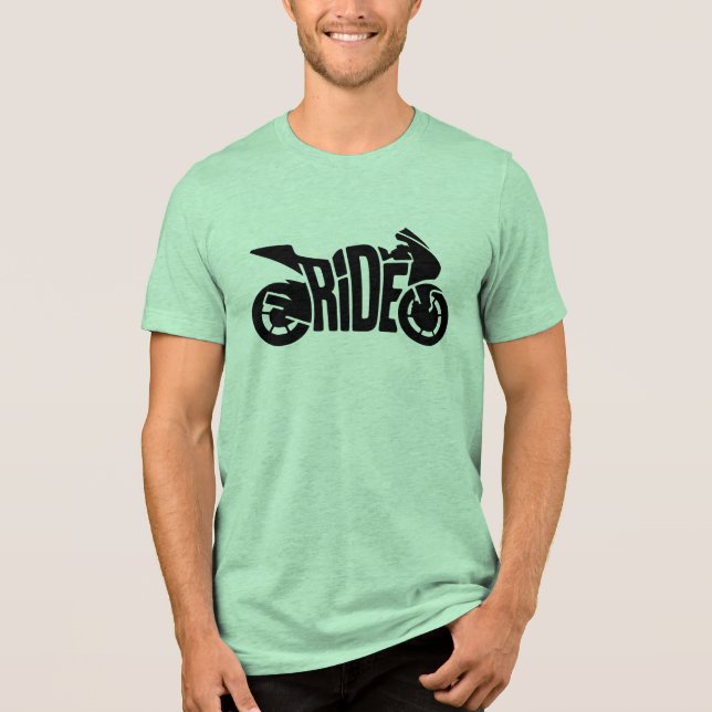 Camiseta Triblenda Sports Bike RIDE (Anverso)