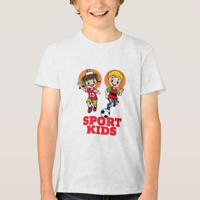 Camiseta Triblenda Sporty Kids Fun! (Anverso)