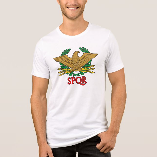Camiseta Triblenda SPQR Senatus Populusque Romanus (Anverso)