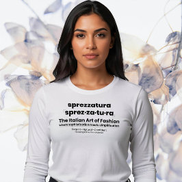 Camiseta Triblenda SPREZZATURA: EL ARTE ITALIANO DE LA MODA-BlackDeni
