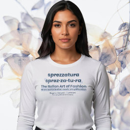 Camiseta Triblenda SPREZZATURA: EL ARTE ITALIANO DE LA MODA-BlueDenim