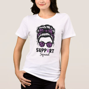 Camiseta Triblenda Squad Messy Bun Purple Warrior